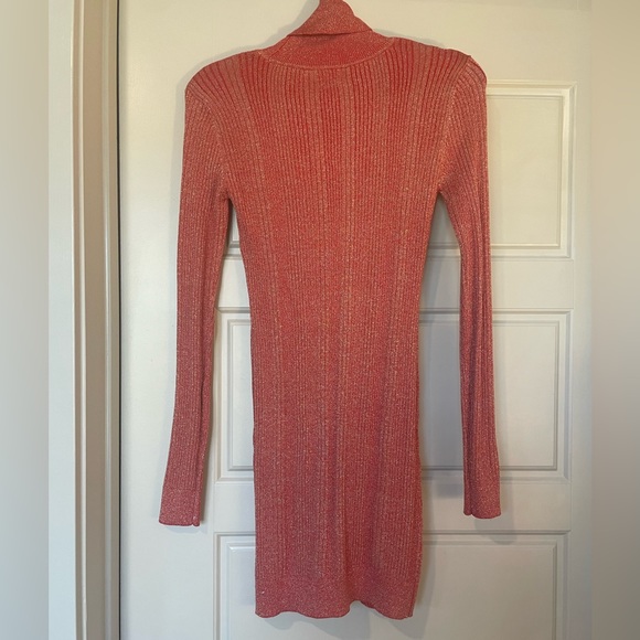 Camila Coelho Gold Moon Dress in Red & Gold Metallic - Picture 6 of 6